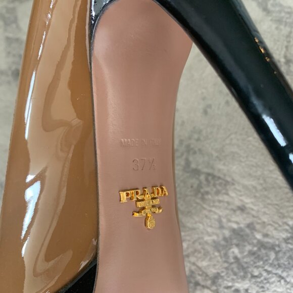 Prada color block peep toe pumps - Picture 4 of 4